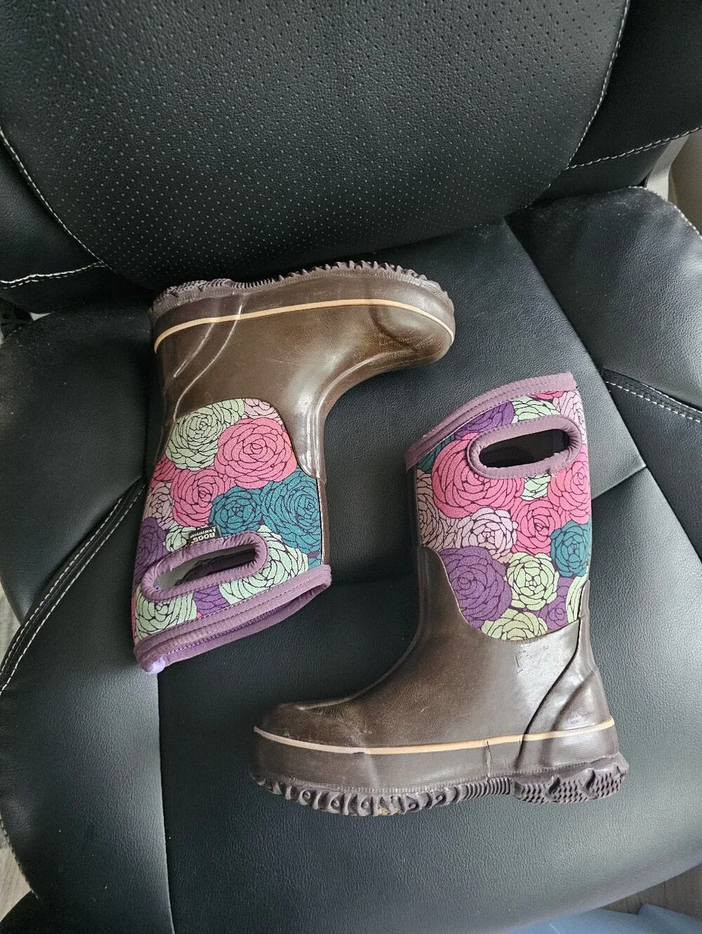 BOGS K Classic Rosey Boots Size 12